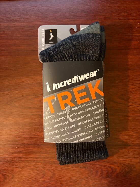 Incrediwear Other - Incrediwear Trek Sock Charcoal/Green